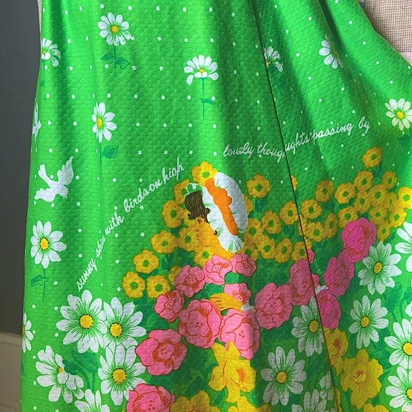 1970s Garden Maiden Maxi Skirt - Picture 3 of 5